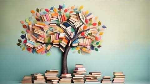 Tree with books
