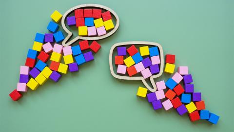 colourful speech bubbles