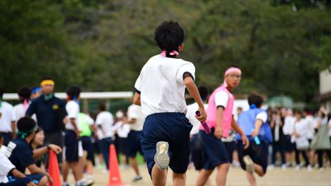 Sports day with teenagers