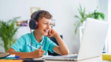 Child on a laptop