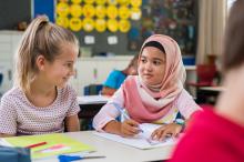 Pupils speaking