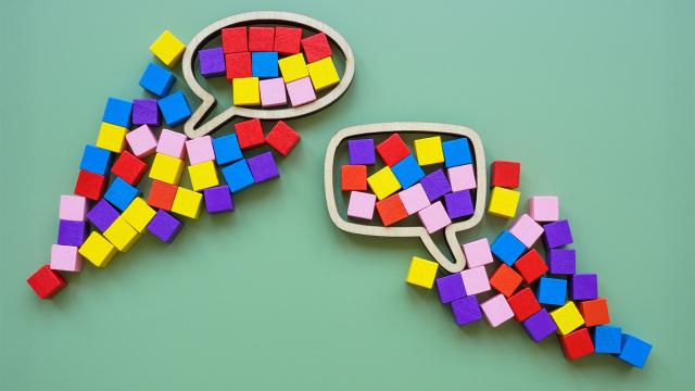 colourful speech bubbles